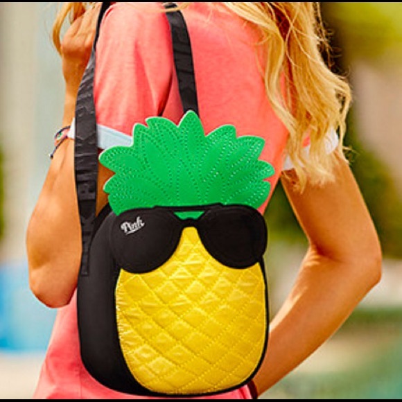 PINK Victoria's Secret Handbags - Limited Edition Vs Pink Pineapple Cooler Bag